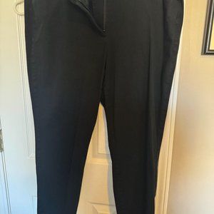 Worthington Ankle Pants, Black, Size 18
